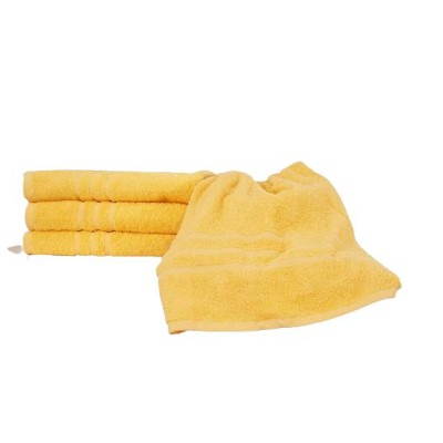 Bavlněný froté ručník Classic - Žlutý