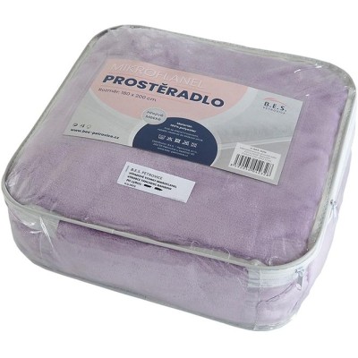 Mikroflanelové prostěradlo EXCLUSIVE - Fialové