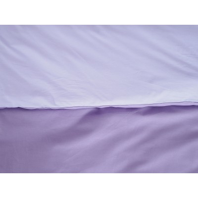 Povlak na visco polštář DOUBLE bavlna popelín 45x75 cm - fialová/levandulová