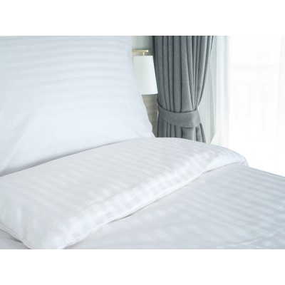 Povlečení ATLAS GRADL česaný TOP HOTEL 140x200+70x90 pruh 2 cm - hotel. uzávěr