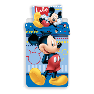 Povlečení Licenční 140x200+70x90 - Mickey 004 Hello