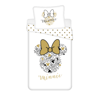 Povlečení Licenční 140x200+70x90 - Minnie Gold 02