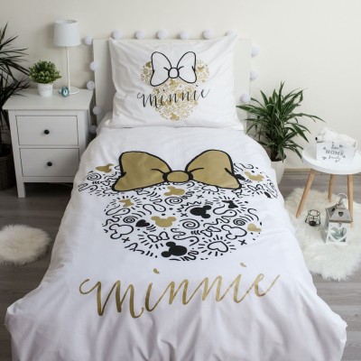 Povlečení Licenční 140x200+70x90 - Minnie Gold 02