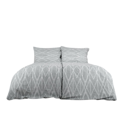 Povlečení KREP 140x200 TOP CLASS - Gray stripes