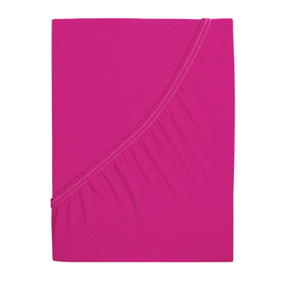 Prostěradlo JERSEY dětské - Fuchsiová