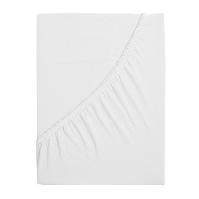 Prostěradlo Jersey bavlna IDEAL - Bílá