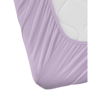 Prostěradlo Jersey bavlna IDEAL - Fialová