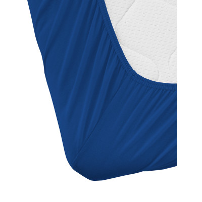 Prostěradlo Jersey bavlna IDEAL - Královská modř