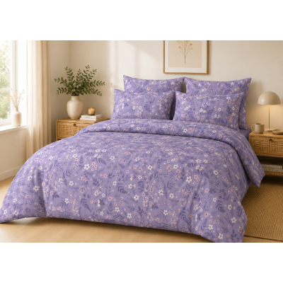 Povlečení KREP 140x200 TOP CLASS - Lavender Mist