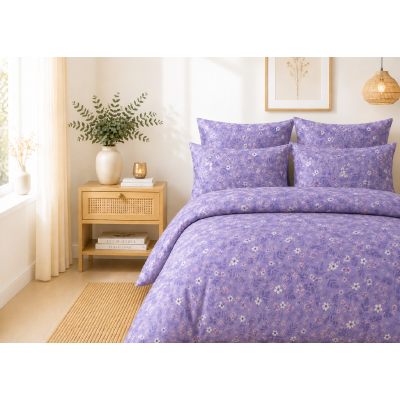 Povlečení KREP 140x200 TOP CLASS - Lavender Mist