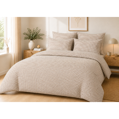 Povlečení KREP 140x200 TOP CLASS - Linen Whisper