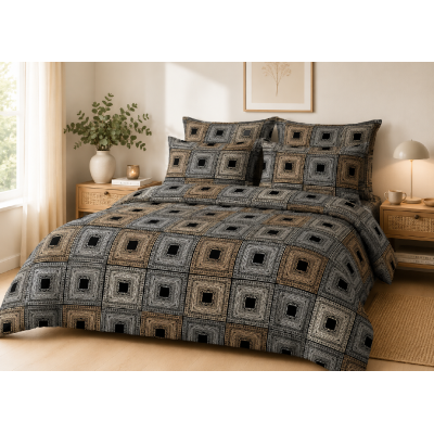 Povlečení KREP 140x200 TOP CLASS - Midnight Mosaic