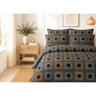 Povlečení KREP 140x200 TOP CLASS - Midnight Mosaic