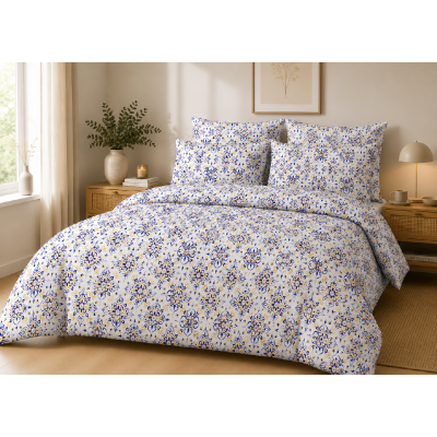 Povlečení KREP 140x200 TOP CLASS - Royal Bloom