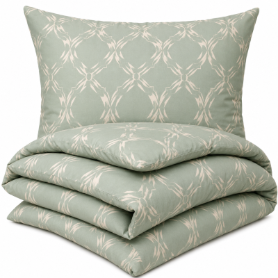 Povlečení KREP 140x200 TOP CLASS - Sage Harmony