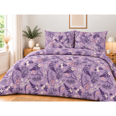 Povlečení KREP TOP CLASS - Lavender Mist
